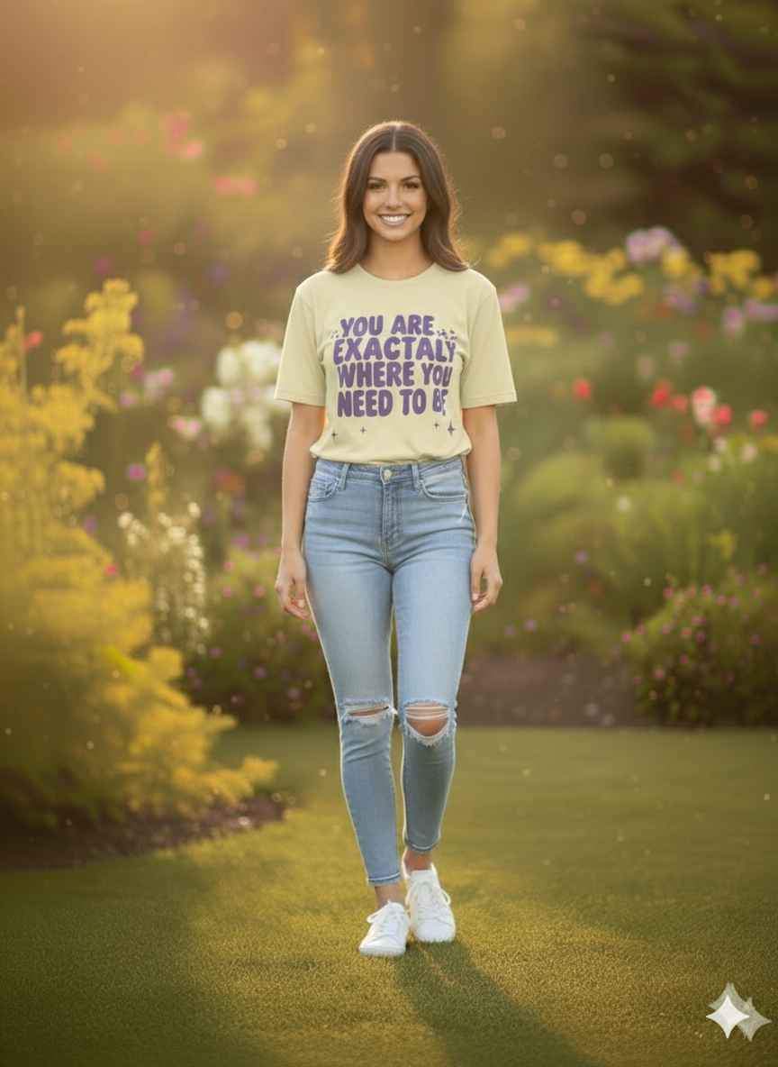 YOU ARE EXACTLY WHERE YOU NEED TO BE STYLE | MNM 1208