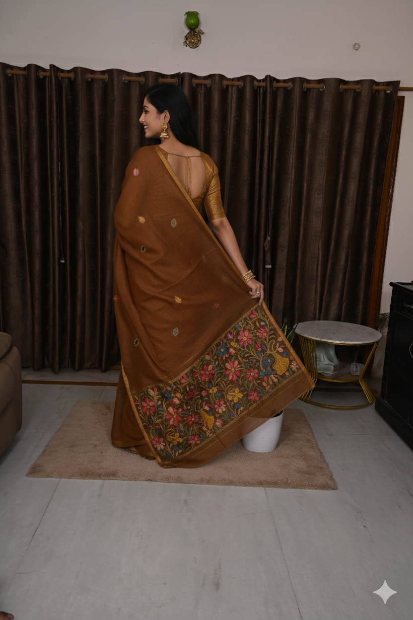 LINEN SILK PAITHANI - MNM - 03