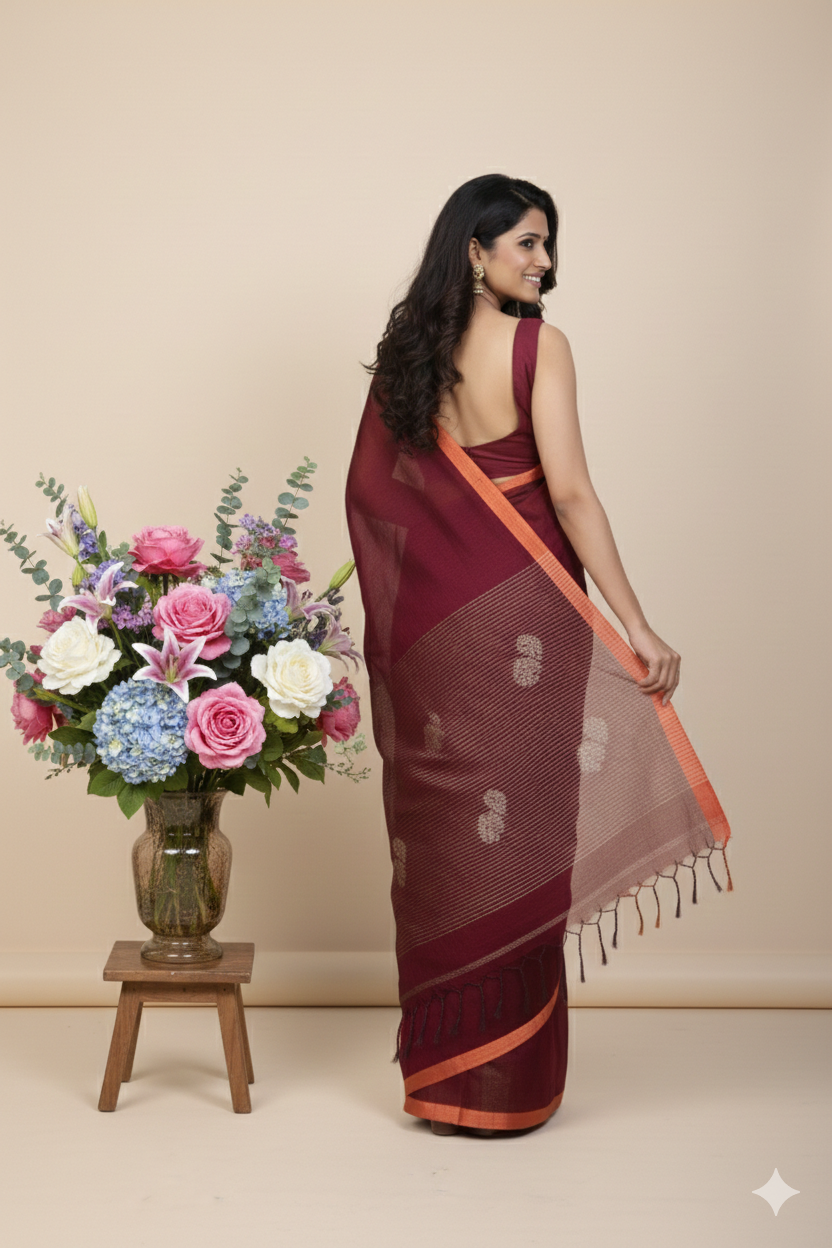 LINEN ZARI JAMDHANI - MNM - 04