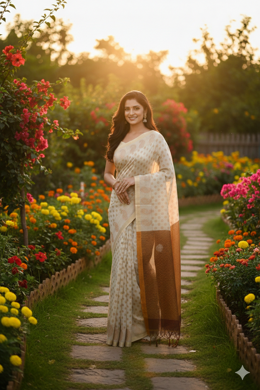 COTTON SILK JAMDHANI - MNM - 06