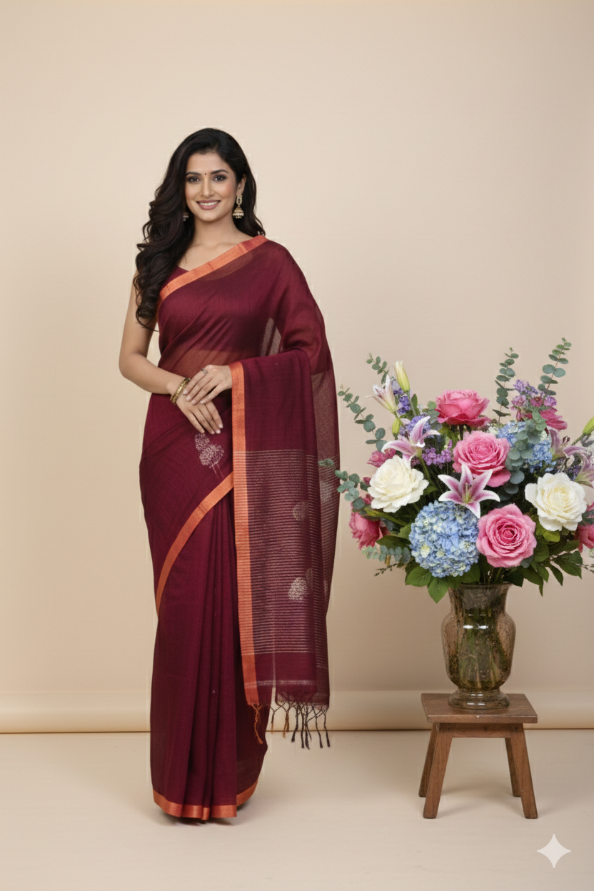 LINEN ZARI JAMDHANI - MNM - 04