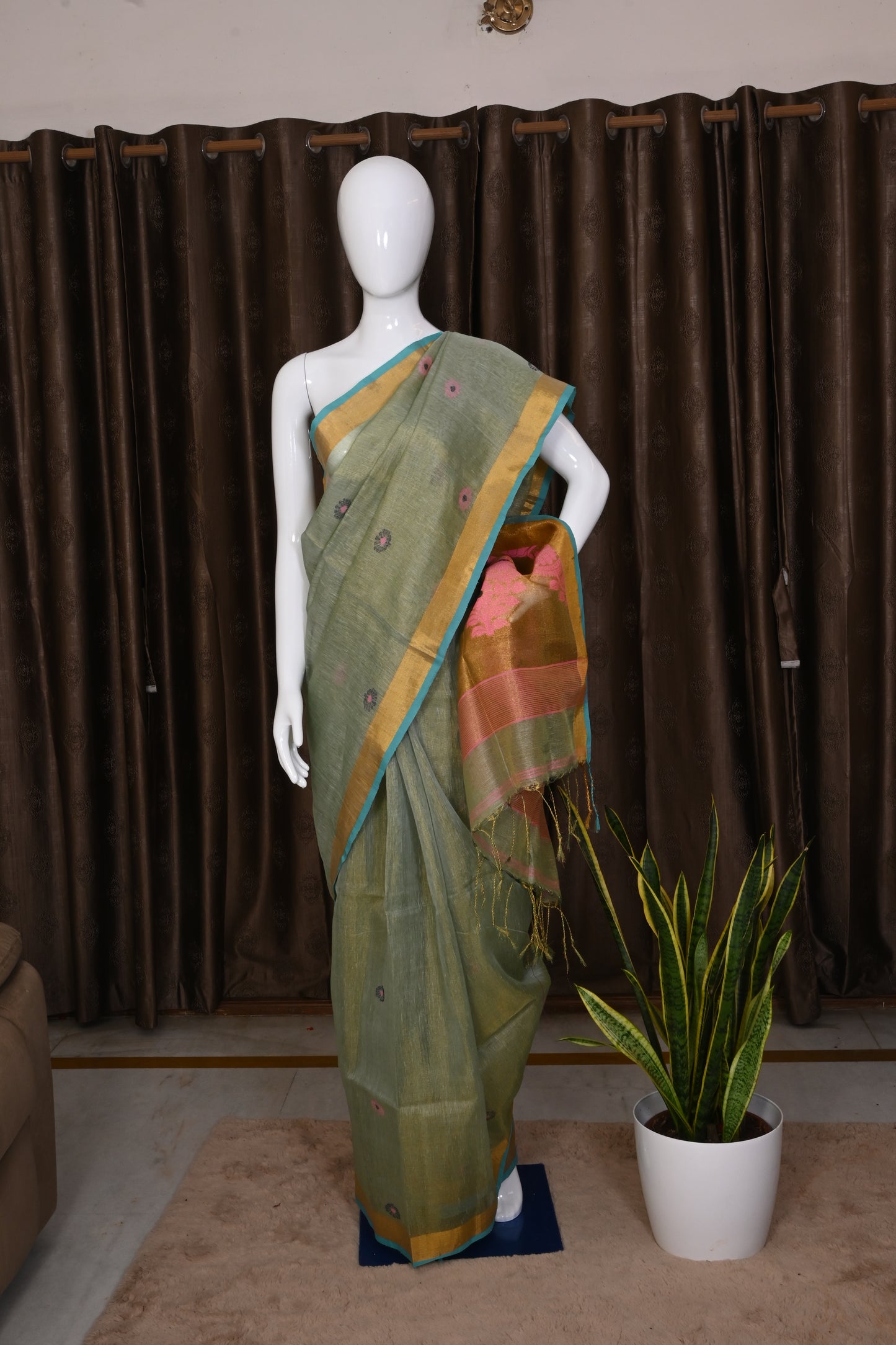 LINEN TISSUE JAMDHANI - MNM - 12