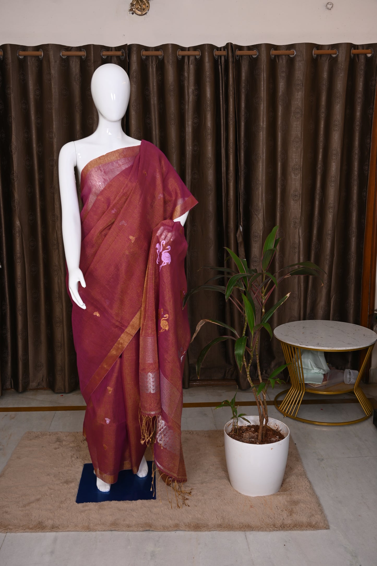LINEN TISSUE JAMDHANI - MNM - 11