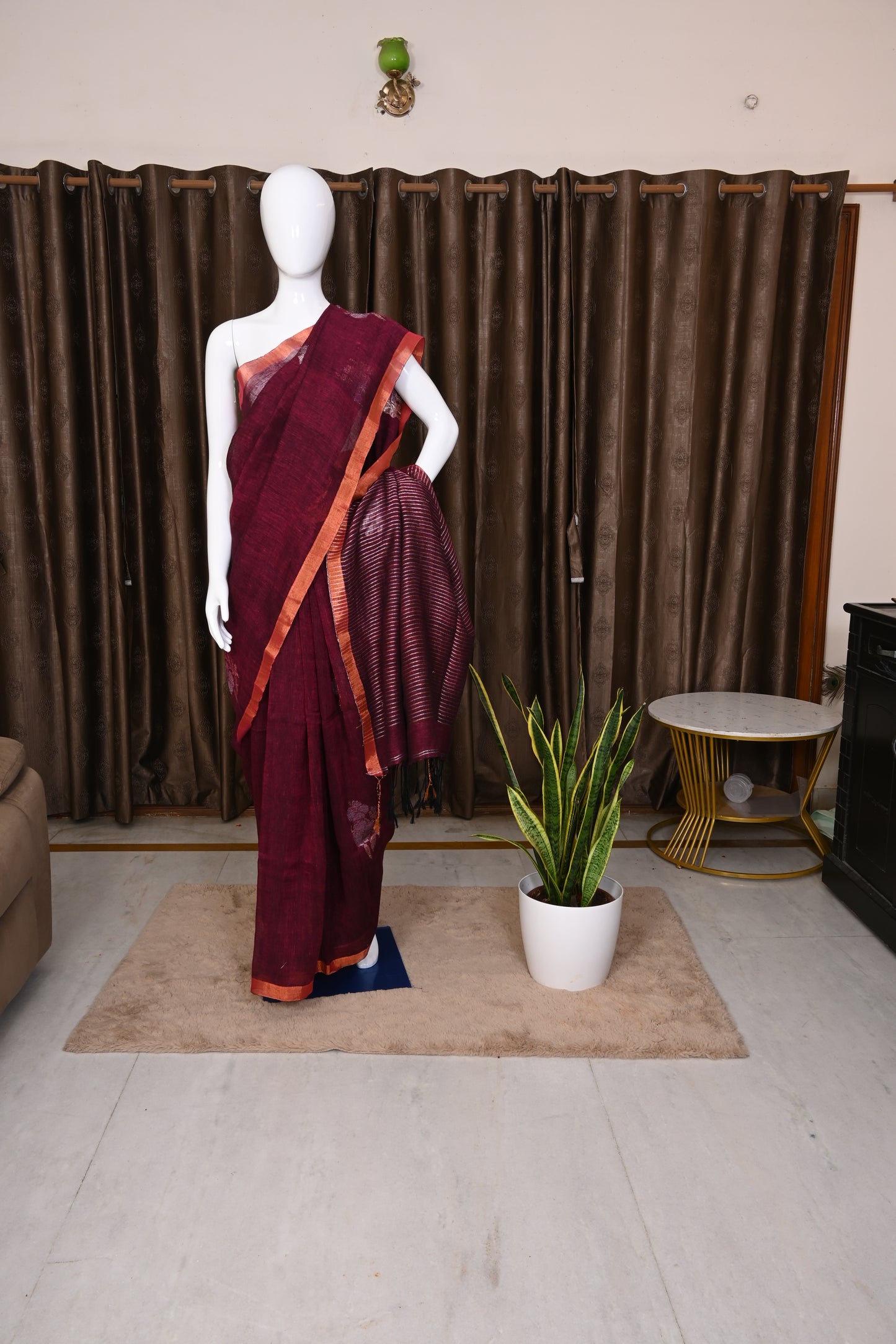 LINEN ZARI JAMDHANI - MNM - 04